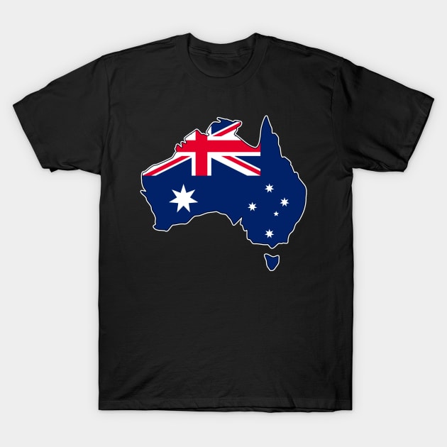 Australia T-Shirt by Wickedcartoons